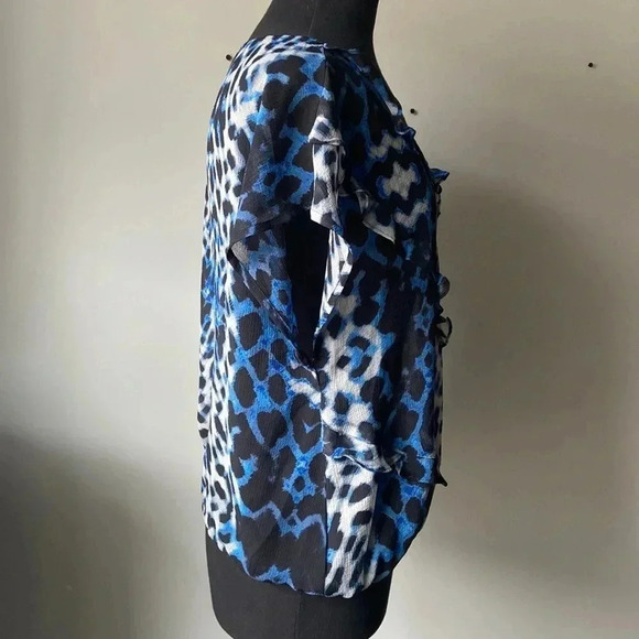 DKNY  JEANS| Sheer Sleeveless Blouse - Picture 2 of 6